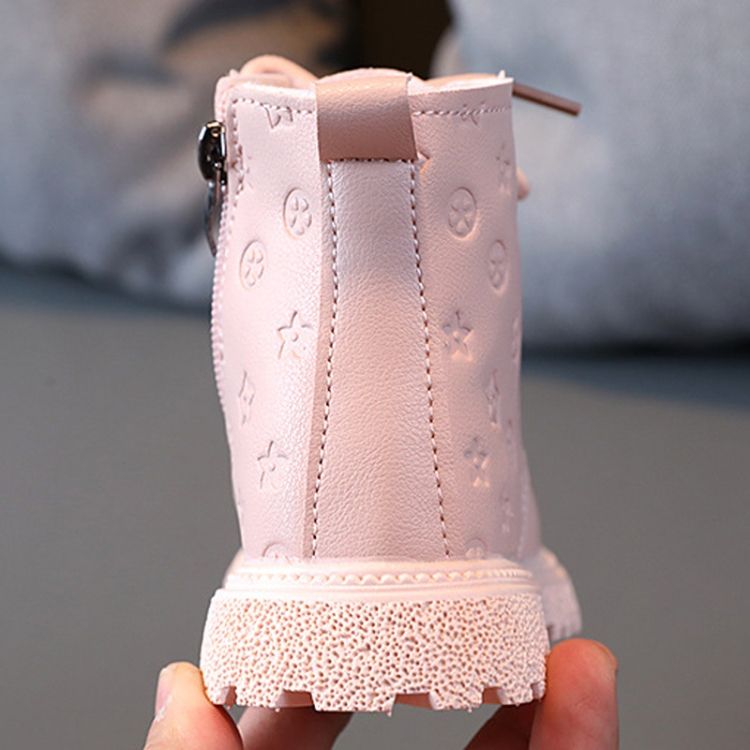 Children Martin Boots Padded Warm Leather Boots