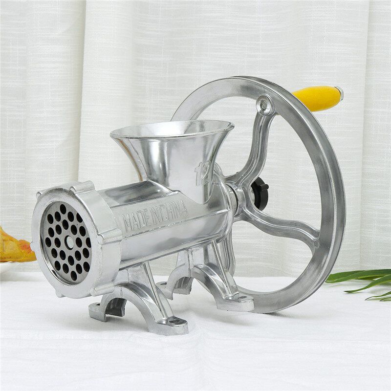 (Multi-function) Heavy Duty Manual Hand-Operated Meat Mincer Grinder Flour Mill Vegetable Chili Noodles Spice Garlic Beef Pasta Sausage Maker For Home Kitchen Restaurant