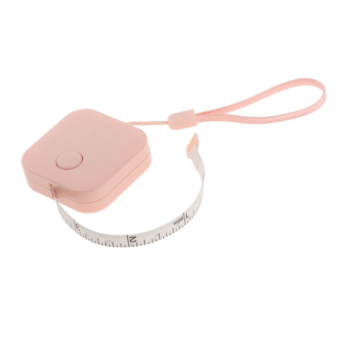 Soft Retractable  Measure Tape Clear Marked For Knitting Pink