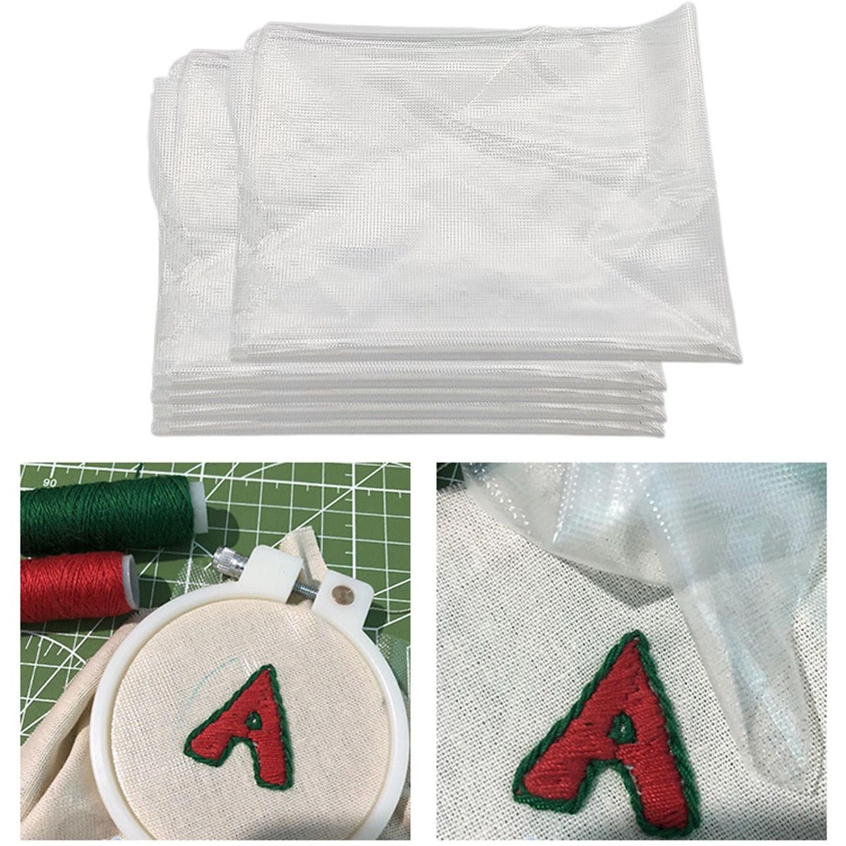 5/10Pcs Fabric Transfer Paper Water Soluble Embroidery 5Sheets