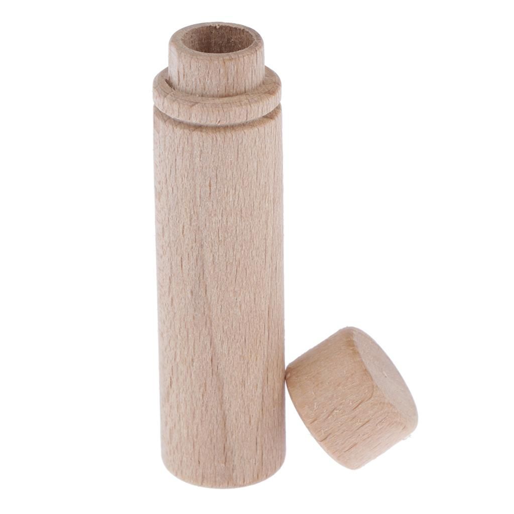 1Pcs Portable Wooden Toothpick Holder Pocket Tooth Pick Dispenser