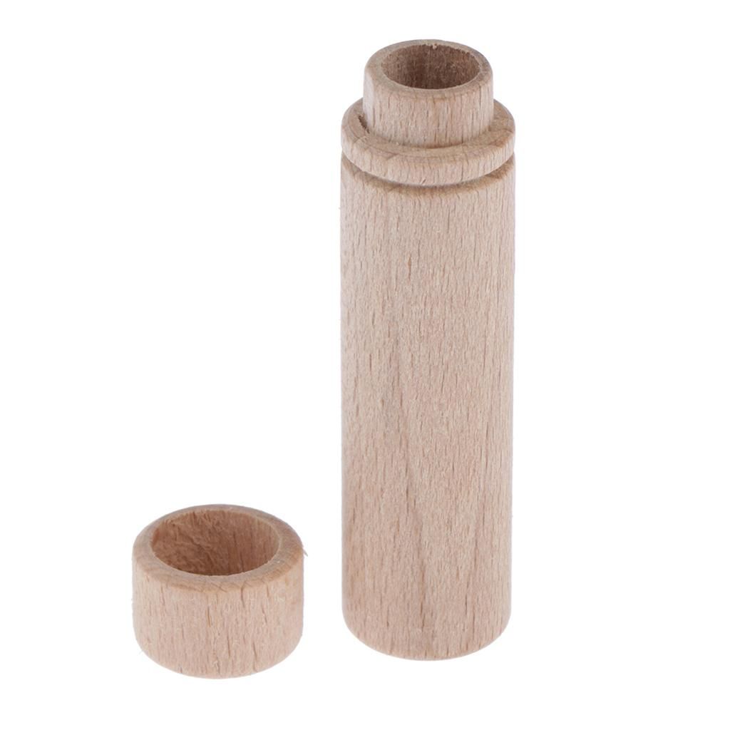 1Pcs Portable Wooden Toothpick Holder Pocket Tooth Pick Dispenser