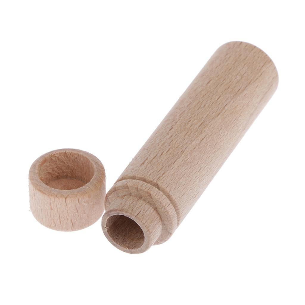 1Pcs Portable Wooden Toothpick Holder Pocket Tooth Pick Dispenser