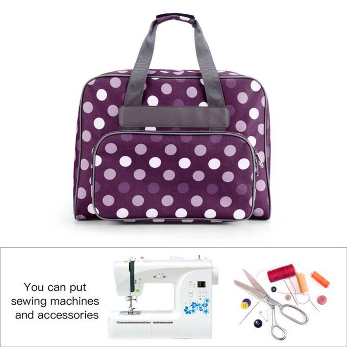 Portable Sewing Machine Carrying Case Foldable Travel Storage
