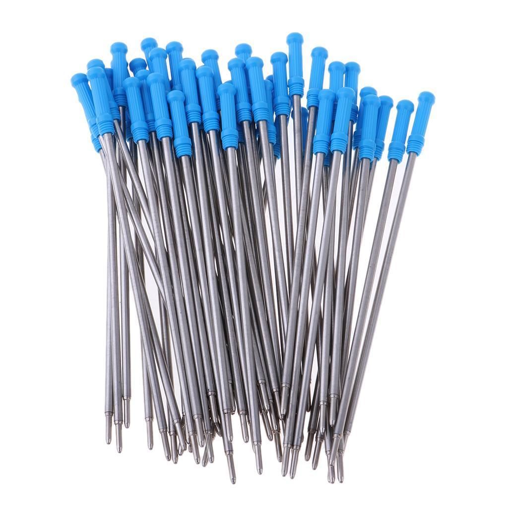 Lot/50pcs Metal Rollerball  Pen Refill International Standard Ink Blue