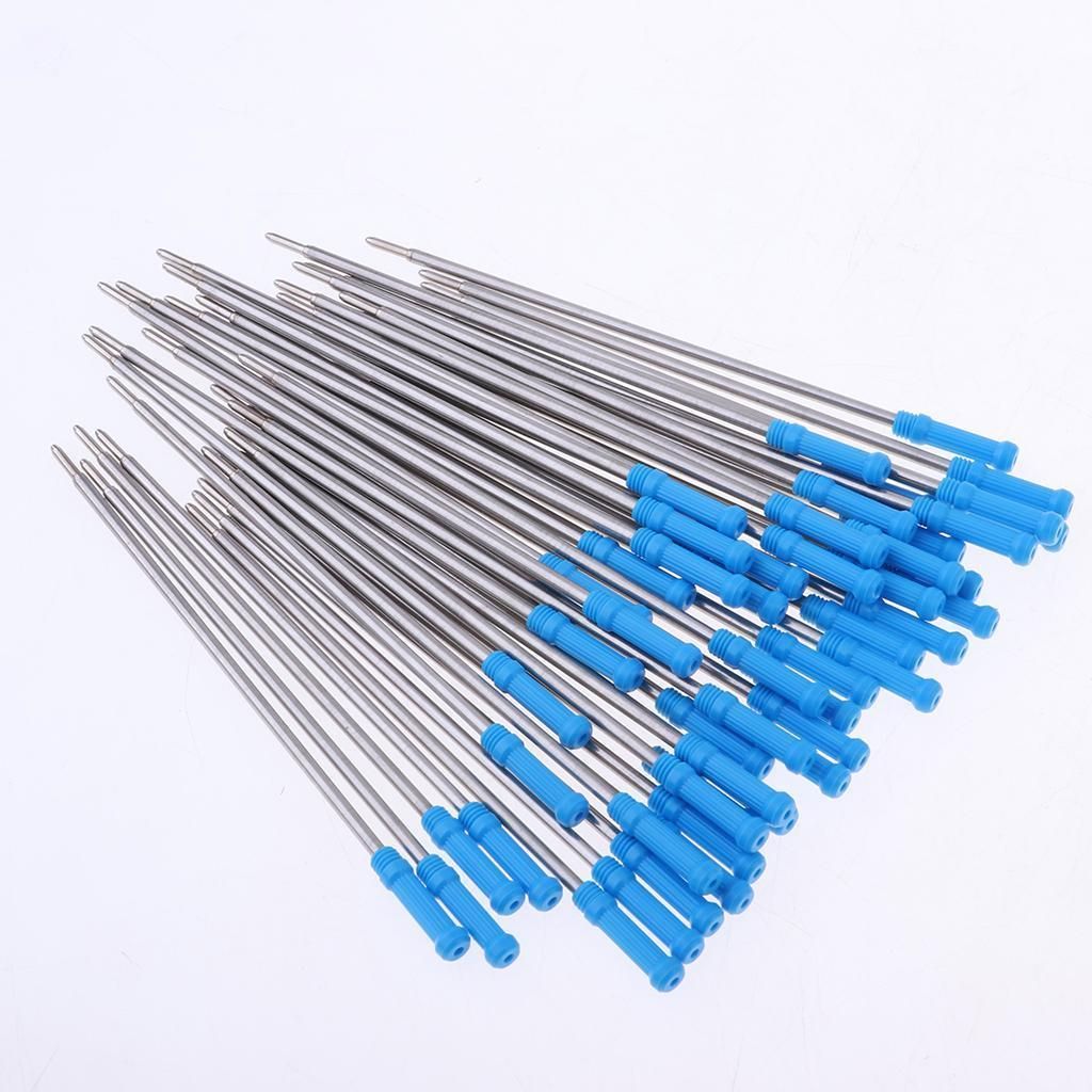 Lot/50pcs Metal Rollerball  Pen Refill International Standard Ink Blue