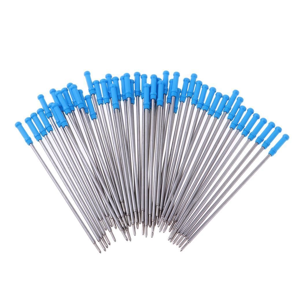 Lot/50pcs Metal Rollerball  Pen Refill International Standard Ink Blue