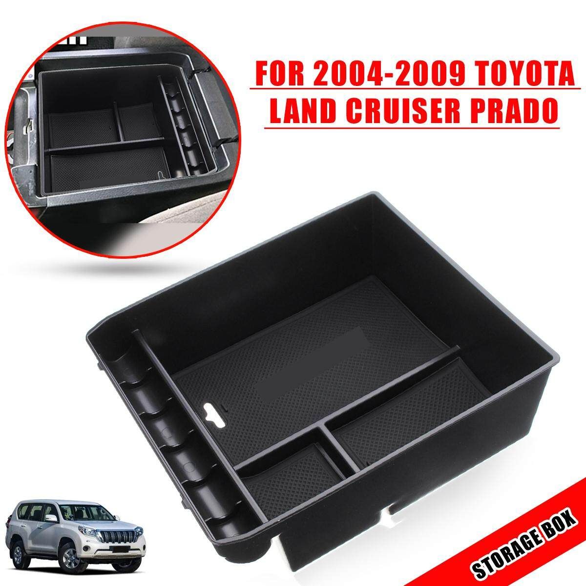 Fit For 2004 - 2009 Toyota Land Cruiser Prado Armrest Storage Box Console Bin