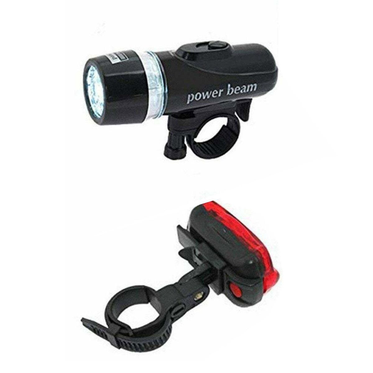 Bike Front Rear Light Set Bicycle LED Headlight Flashlight Taillight Night Cycling Lamp Kit Mountain Bike Rear Light Lamp