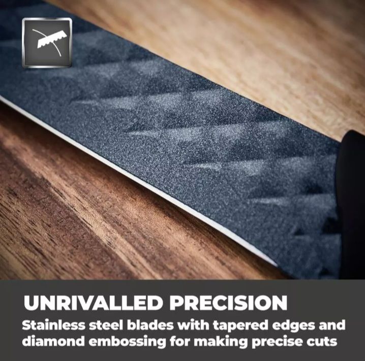 Precision 5 Piece Knife Set With Acrylic Storage Stand