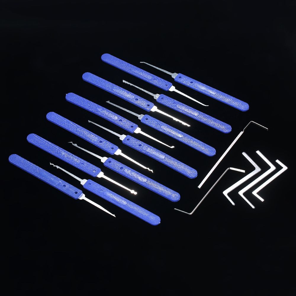 22 PCS Lock Picking Set With Visible Training Padlock
