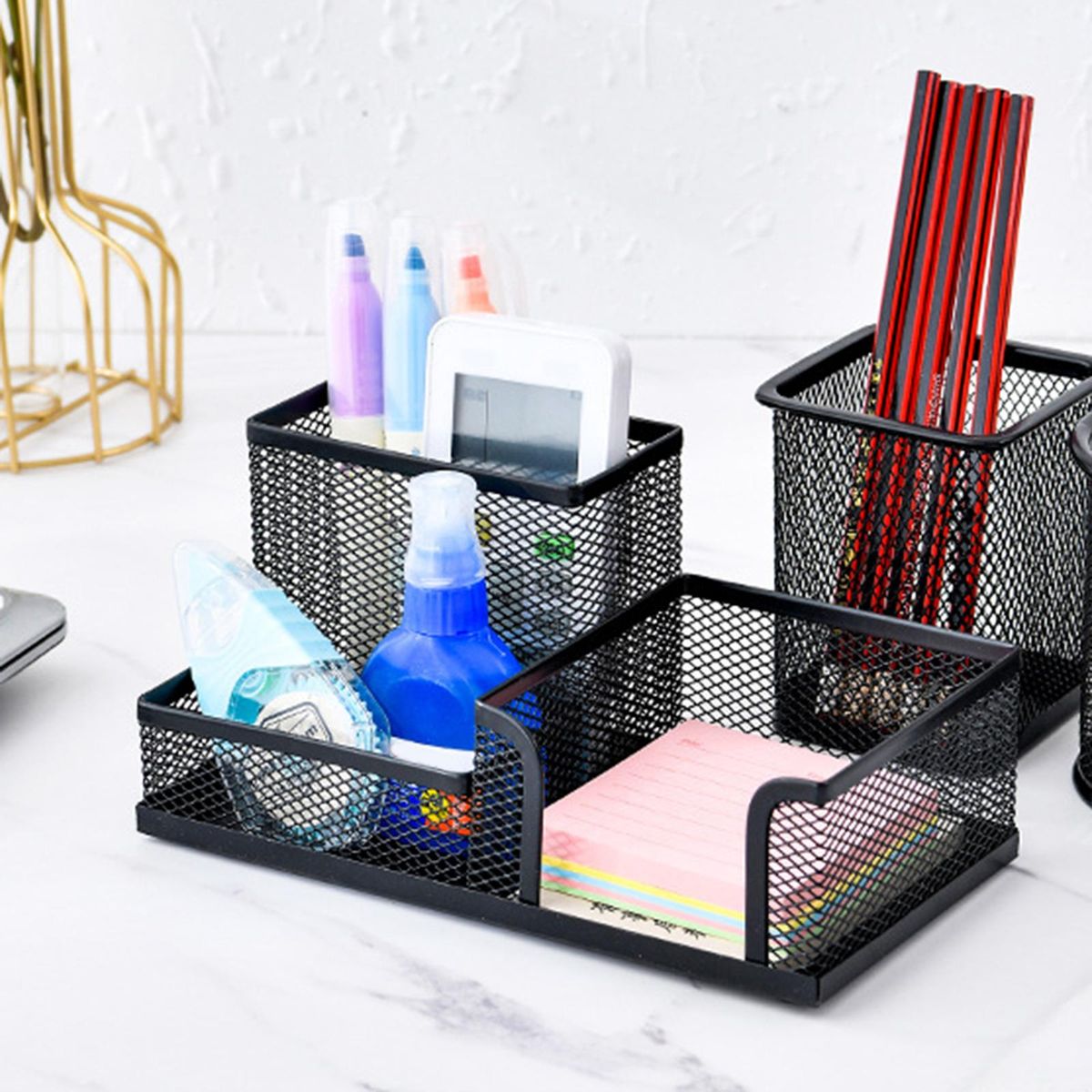 Pen Holder Desk Organizer Organizer Pen Barrel Pencil