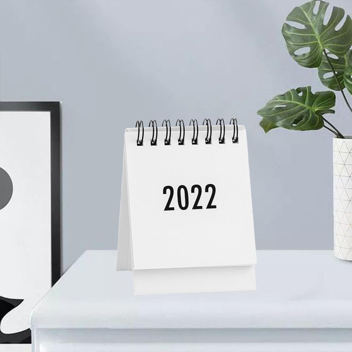 Prettyia Desktop Calendar Table Work Top Planner Organizer For White