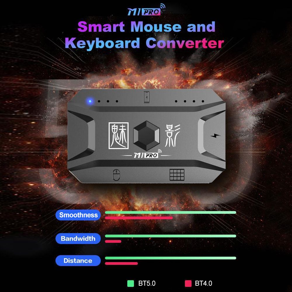 M1 Pro Keyboard Mouse Converter Portable Mobile Game