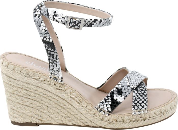 Charles David Nyah Espadrille Wedge Sandal