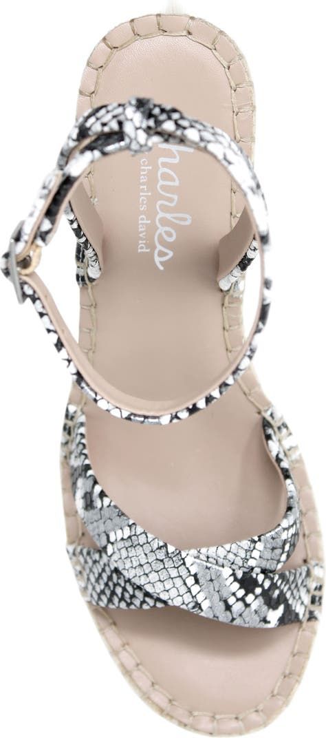 Charles David Nyah Espadrille Wedge Sandal