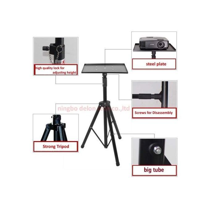 Rugged Universal Tripod Projector Stand/Laptop Stand