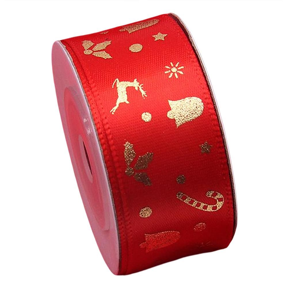 Christmas Ribbons Printing Polyester Ribbon Christmas Themed