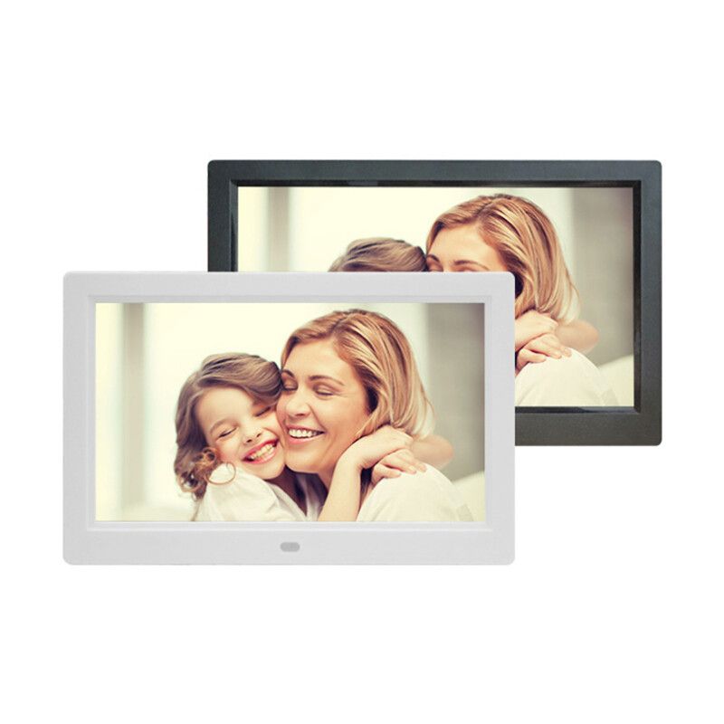 10.1 Inch LCD Digital Photo Frame HD 1024 X 600 Electronic Album With Wireless Remote Control Black