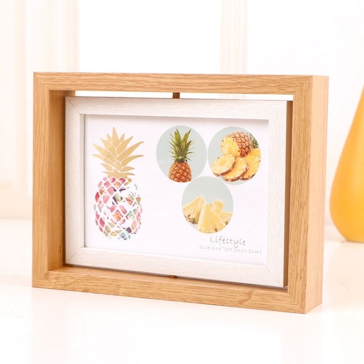 Double-sided Swinging Table Photo Frame 6 Inch