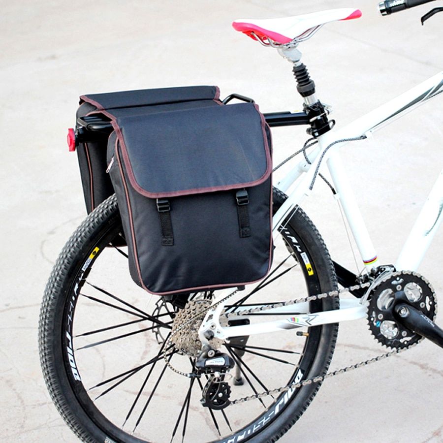 MTB Bicycle Carrier Bag Rear Rack Bike Trunk Bag Luggage Pannier Back Seat Double Side Cycling Bycicle Bag