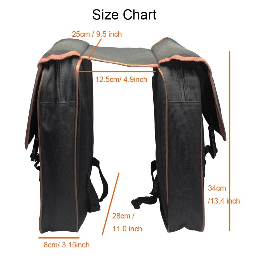 MTB Bicycle Carrier Bag Rear Rack Bike Trunk Bag Luggage Pannier Back Seat Double Side Cycling Bycicle Bag