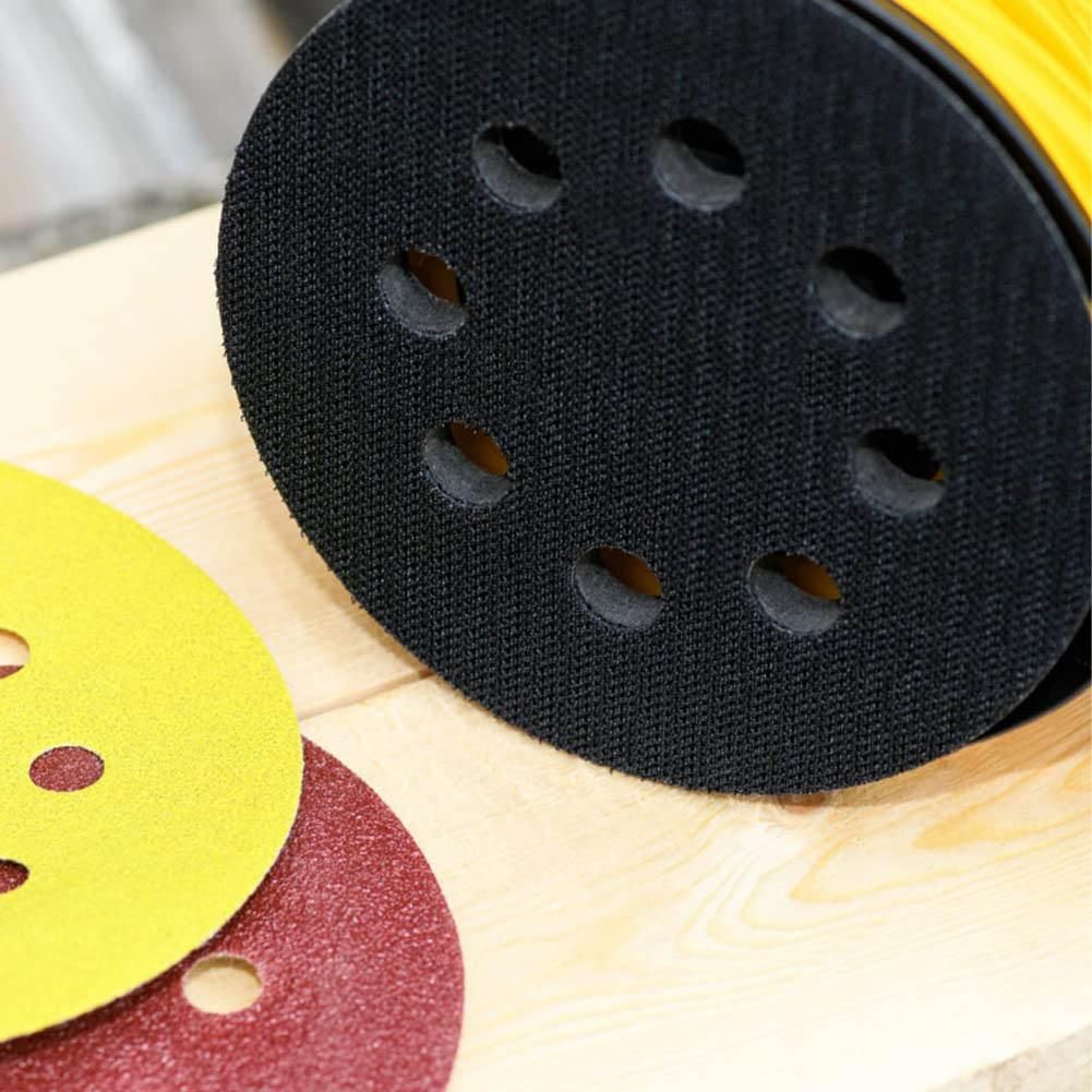 Soft Density Interface Pads 5 Inch 8 Holes Hook and Loop
