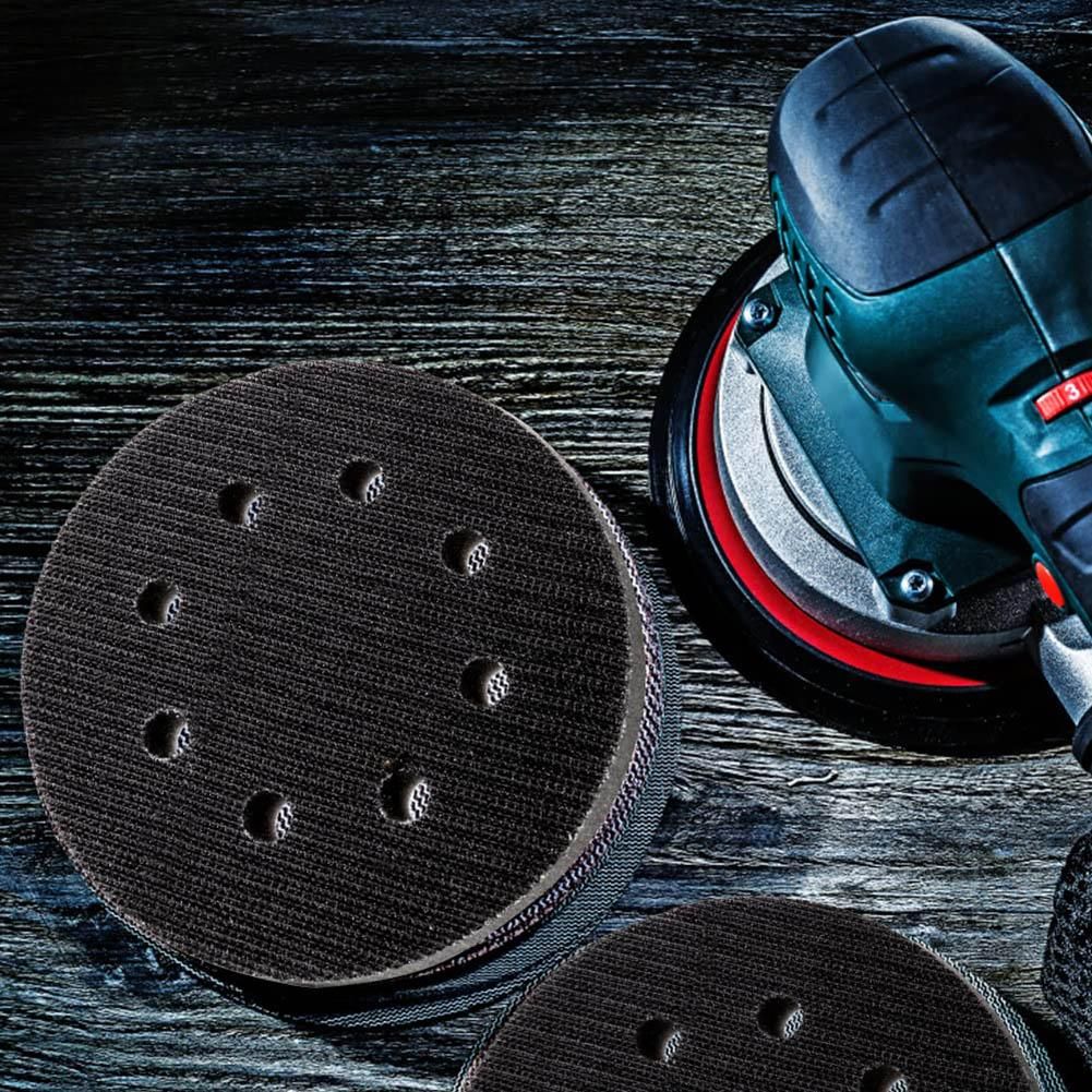 Soft Density Interface Pads 5 Inch 8 Holes Hook and Loop