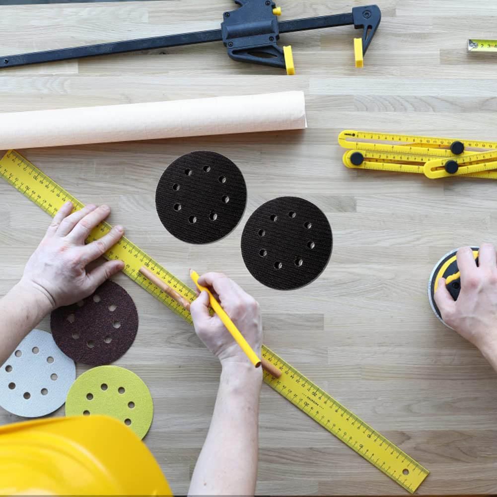 Soft Density Interface Pads 5 Inch 8 Holes Hook and Loop