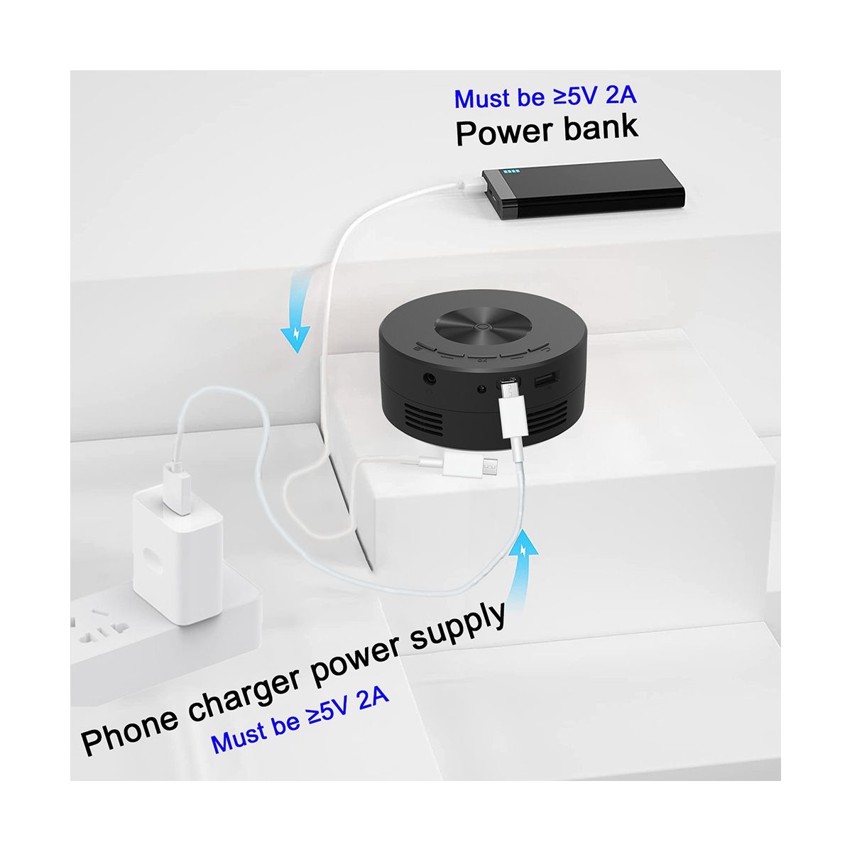 YT200 LED Mobile Phone Projector Home Mini P