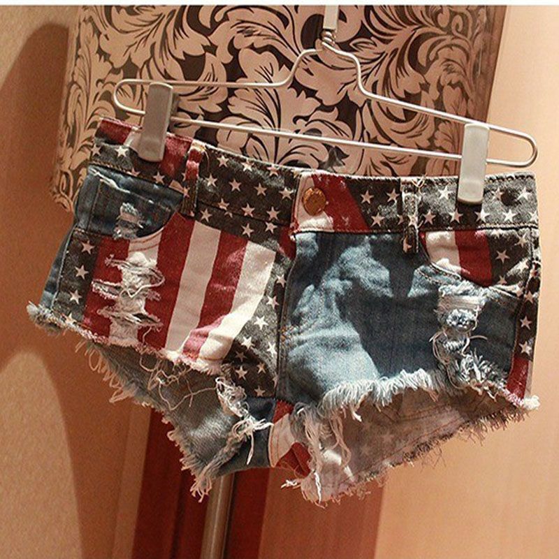 1 Pcs Woman Hole Shorts Summer Pure Cotton Broken Hole