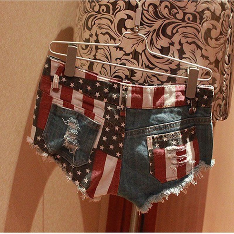 1 Pcs Woman Hole Shorts Summer Pure Cotton Broken Hole