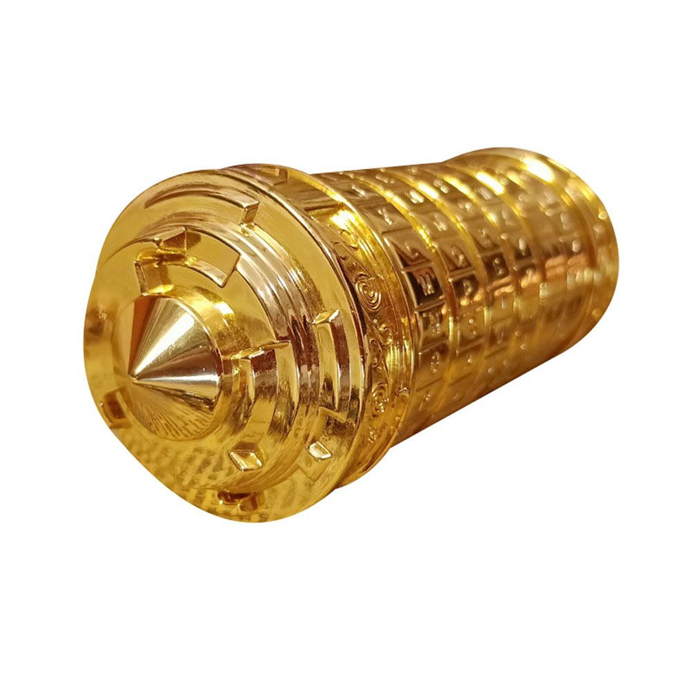 Retro Birthday Valentine Gift Box Cylinder Lockbox Alphabet