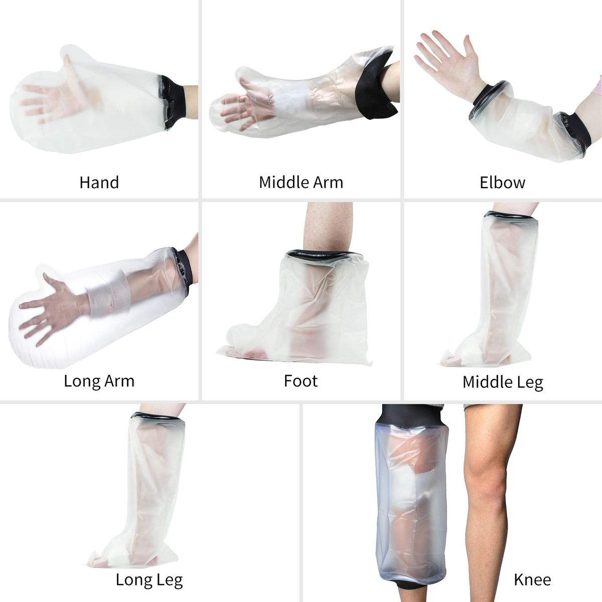 Arm Cast Cover Adult Waterproof Reusable Leg Hand Foot Ankle