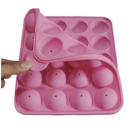 20 Silicone Tray Pop Cake Stick Mould Lollipop Cupcake