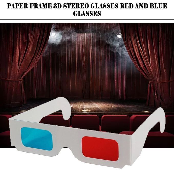 Men And Women Paper Frame 3D Gl Es 3D Stereo Gl Es Red And Blue 3D Gl Es-red Blue-10p S