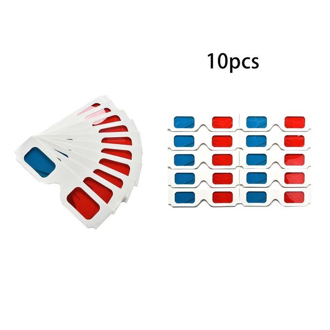 Men And Women Paper Frame 3D Gl Es 3D Stereo Gl Es Red And Blue 3D Gl Es-red Blue-10p S