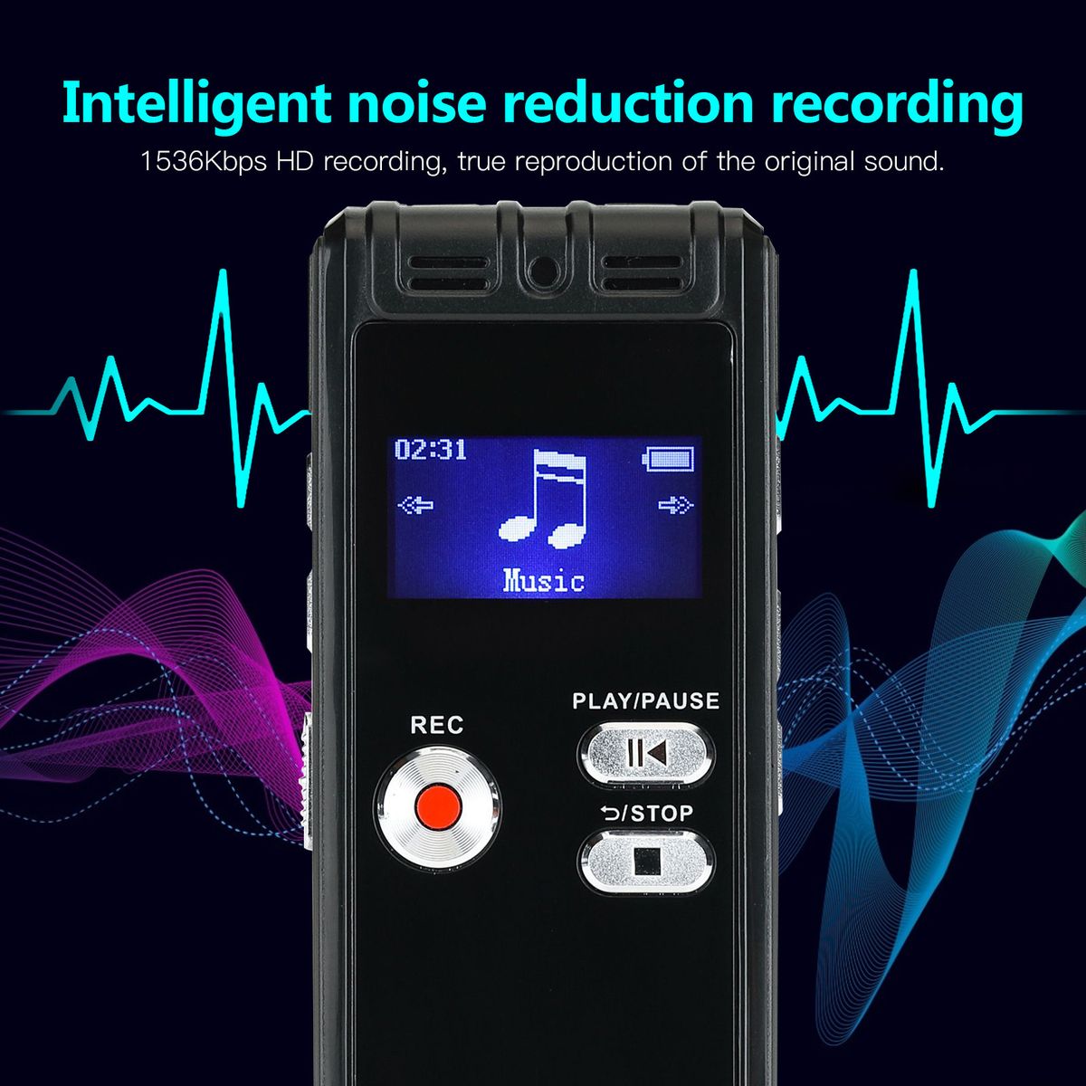 8GB Digital Voice Recorder Voice Activated Recorder MP3
