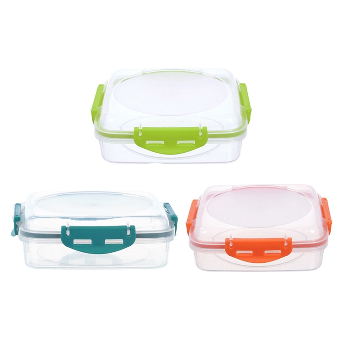3 PCS Sandwich Containers - Microwave and Dishwasher Safe