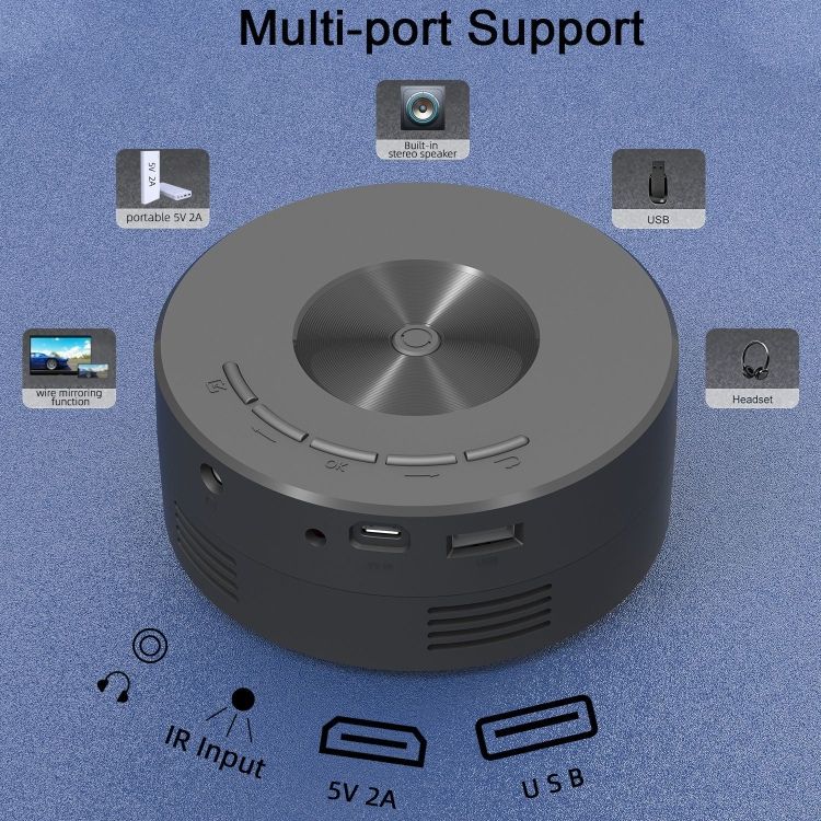 YT200 LED HD Mini Projector