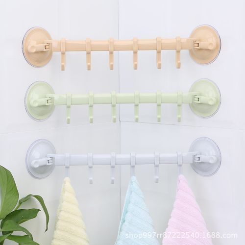 3 Pcs Suction Lock 6 Hook Wall Or Corner Mounted