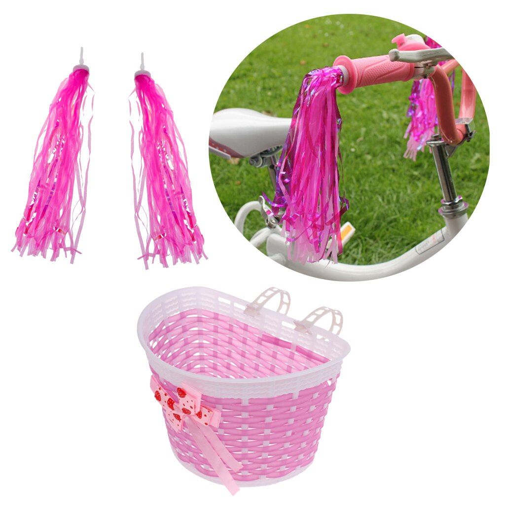 Kids Children Girls Bicycle Bike Handlebar Sparkle Tassels