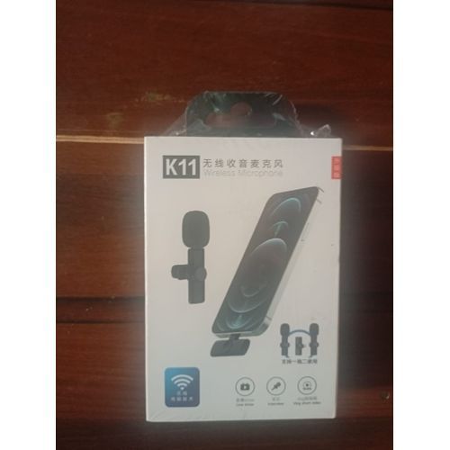 IPhone K11 Dual Double Mic Wireless Microphone