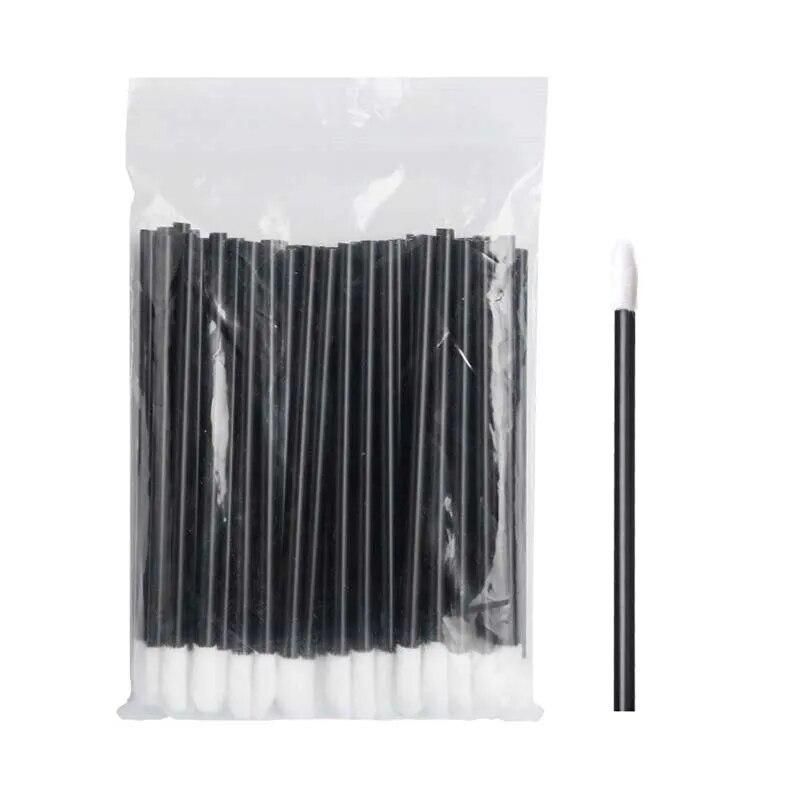 Disposable Lip Brush Border Lipstick Brush 50 PCs Flocking Lip Gloss Brush Beauty Tool