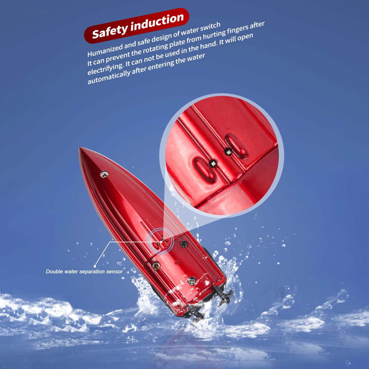 Mini RC Boat Remote Control Boat Waterproof RC Toy For Kids