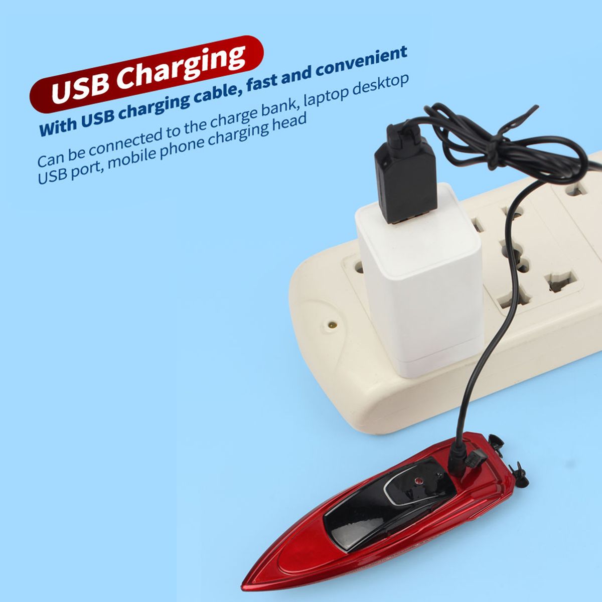 Mini RC Boat Remote Control Boat Waterproof RC Toy For Kids