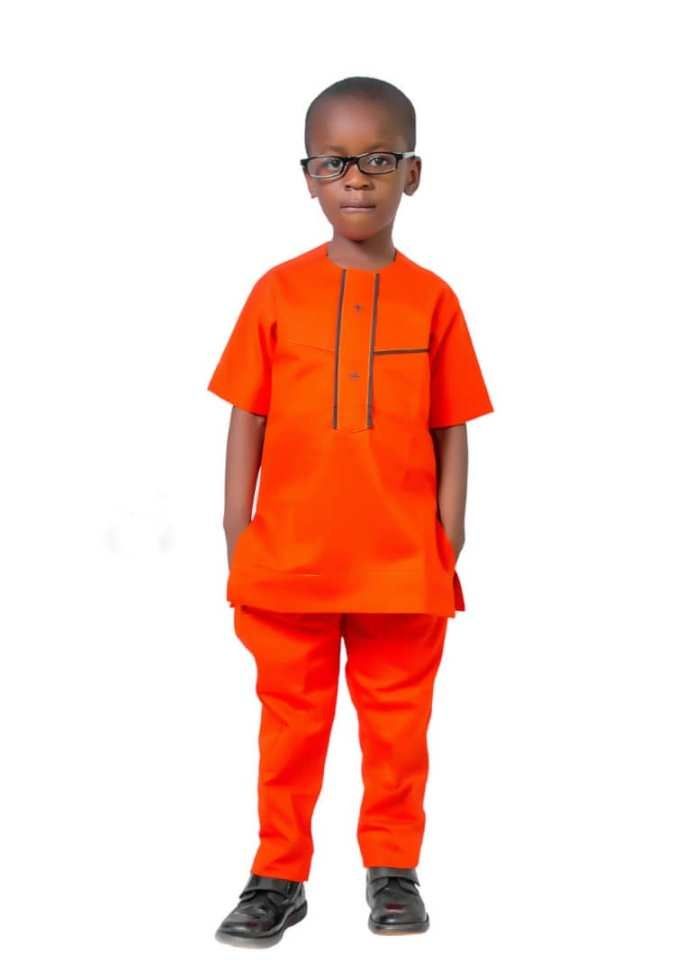 Boys Native Senator Casual Wear-Orange Attire