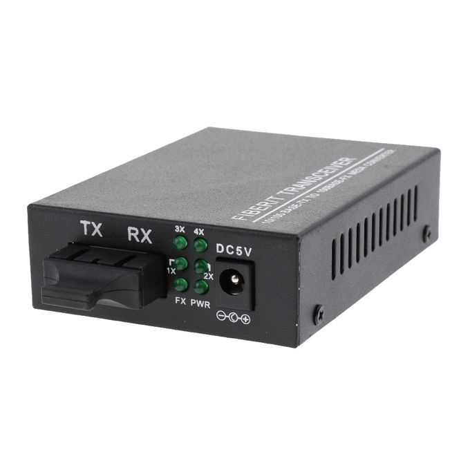 10/100Mbps Fast Ethernet Optical Fiber Converter With 2x RJ45 For HD