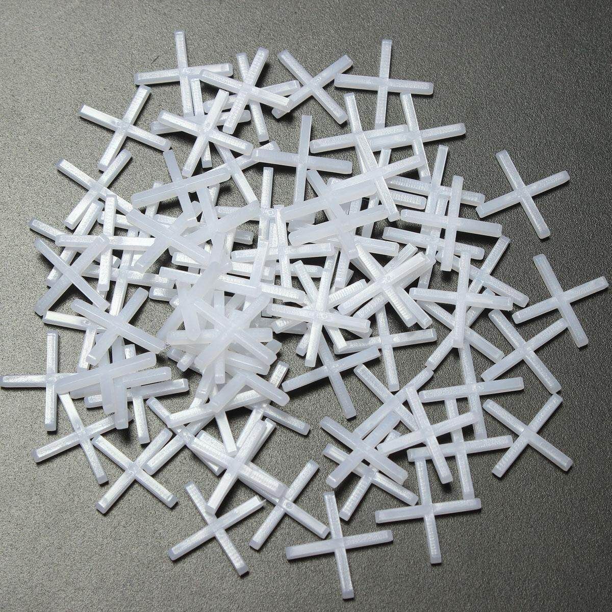 5Pcs 100X Wall Floor Tile Spacers Cross 2mm Tiling Ceramic Tilers Plumbers