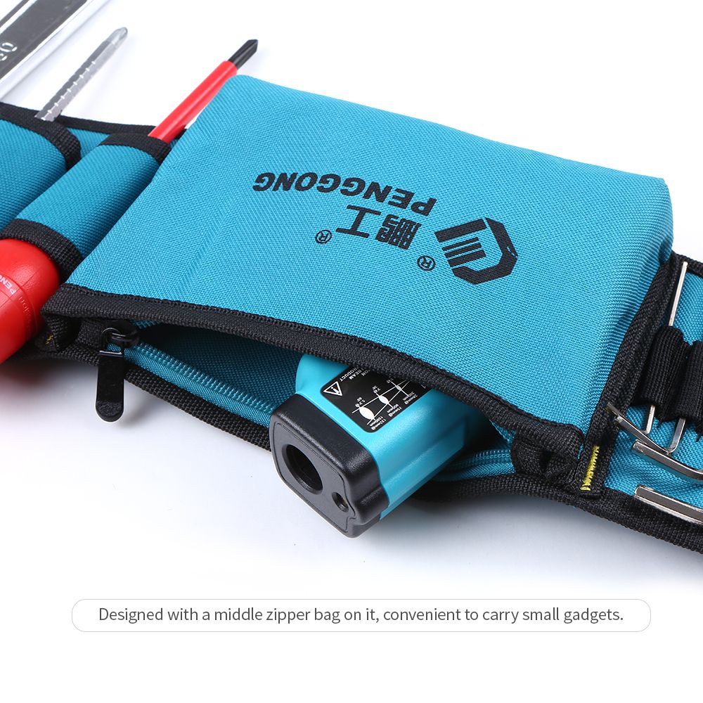 Electrician Bag Pockets Pouch With Organizer For Hammer Repair Tools Belt Chisel Waist Tool Tool Repairing Carpenter Pockets